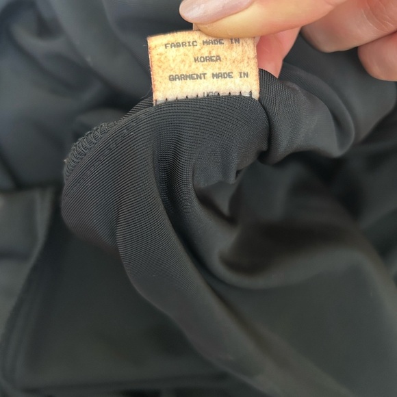 Double D Ranch RARE Black Velvet Long Sleeve Mockneck Maxi Dress Sz XS - Picture 10 of 10